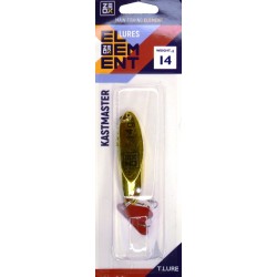 Блешня на хижака, коливна, ZEOX Kastmaster, вага 14г, колір Gold